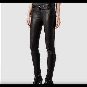 ✨One Day Sale✨All Saints RARE Leather Pants